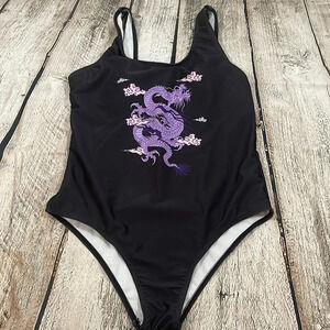 Girl’s dragon 🐉 one piece swimsuit Large